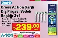 ORAL B ŞARJLI DİŞ FIRÇASI YEDEK BAŞLIĞI ORAL B ŞARJLI DİŞ FIRÇASI YEDEK BAŞLIĞI